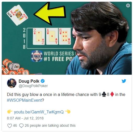 2018 WSOP最难忘的事（二）