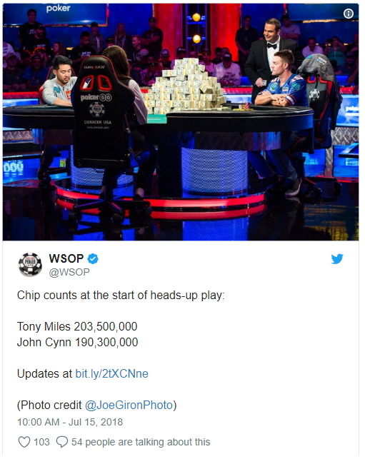 2018 WSOP最难忘的事（二）