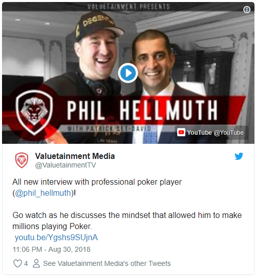 Phil Hellmuth: 绝地控心术让我在牌桌上盈利百万