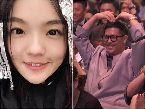 徐佳莹与老公婚后首同框 穿情侣装合体疑拍婚纱照