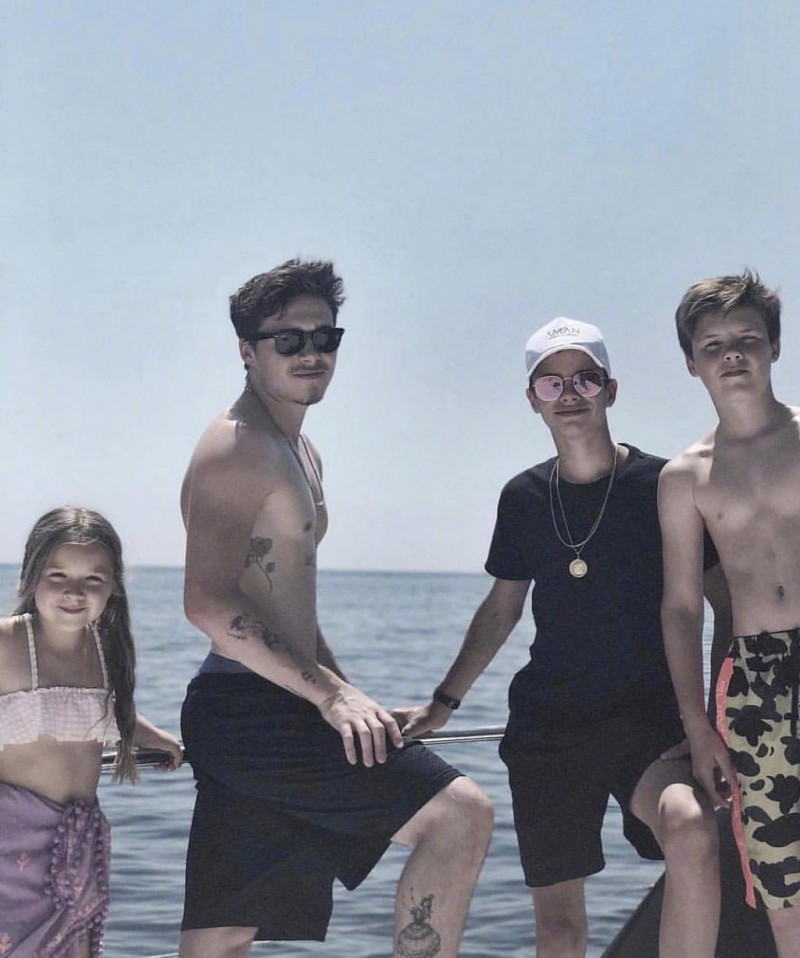 回顾贝克汉姆家孩子的暑假生活 完全就是环球亲子游啊